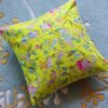 citrus mead lime green kantha cushion covers