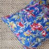 royal blue kantha cushion covers