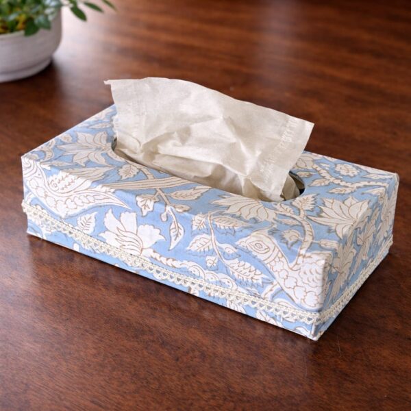 Tissue Box Light Blue